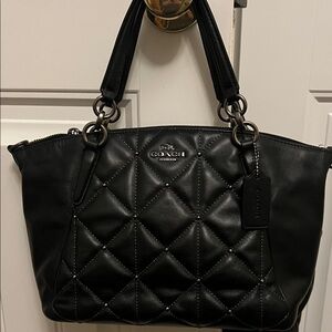 Coach Black Quilted Women's Bag